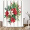 Christmas Bouquet by PI Creative Art Shower Curtain 71&#x22; x 74&#x22;